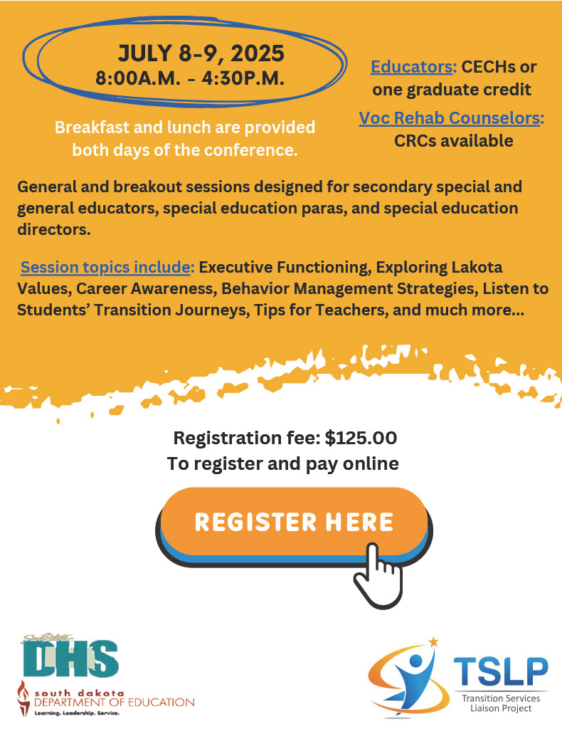 Summer Institute Registration Flyer Back